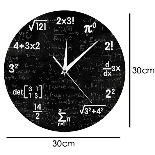 Math Wall Clock - Orologio da muro