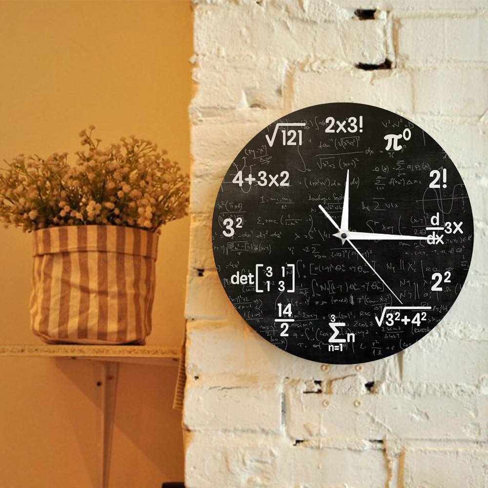 Math Wall Clock - Orologio da muro