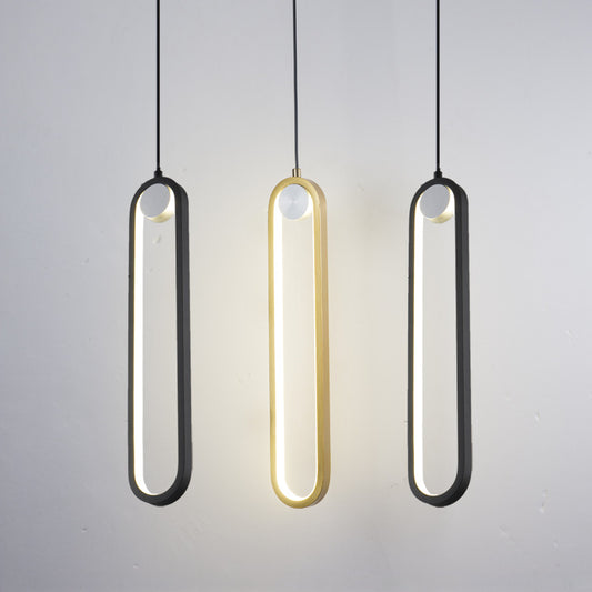 Nordic Minimalist Oval - Lampada soffitto